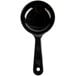 Carlisle 493003 Measure Misers 6 oz. Black Acetal Short Handle Portion Spoon Main Thumbnail 2