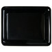 A black rectangular Fineline Platter Pleasers catering tray.