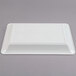 A white plastic rectangular Fineline Cater Tray.