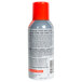 A close up of a SC Johnson Kiwi Rain and Stain Protect All spray bottle with orange and red liquid inside.