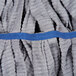 Unger ST25B SmartColor WingLite ST25 Series 9 oz. Blue Microfiber String Mop Head with 16 Strands Main Thumbnail 6