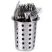 Cal-Mil 1017-39 Perforated Stainless Steel Flatware Cylinder Main Thumbnail 7