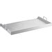 Backyard Pro 32" x 16" Stainless Steel Griddle Plate with 2 1/4" Splash Guard and Handles Main Thumbnail 4
