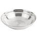 A stainless steel Town compote dish cover.