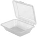 GET EC-11 9" x 6 1/2" x 2 1/2" Clear Customizable Reusable Eco-Takeouts Container - 12/Case Main Thumbnail 3