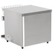 A stainless steel Vollrath conveyor toaster with a 2 1/2" opening on a counter.