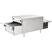 A stainless steel Vollrath countertop conveyor oven with a drawer.