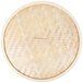 A Town bamboo steamer cover. A round wicker bamboo steamer cover.