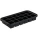 American Metalcraft SMC18 Black Silicone 18 Compartment 1 3/8" Cube Ice / Dessert Mold with Reinforced Metal Stabilizing Frame Main Thumbnail 2