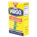 A yellow box of Argo corn starch on a white background.