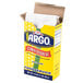 A yellow box of Argo corn starch with a white paper inside.