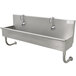 Advance Tabco FS-WM-2721EF 14-Gauge Multi-Station Hand Sink with 12" Deep Bowl and Electronic Faucet - 27" x 21 1/2" Main Thumbnail 1