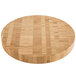 An American Metalcraft bamboo round wood cutting board.