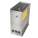 A silver rectangular Maturmeat power supply with a yellow switch.