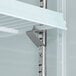Avantco GDC-49-HC 53" Black Swing Glass Door Merchandiser Refrigerator with LED Lighting Main Thumbnail 6