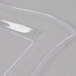 Fineline Wavetrends 106-CL 6 1/2" Clear Plastic Square Plate - 120/Case Main Thumbnail 4