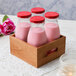 Acopa Red Solid Milk Bottle Lid - 12/Case Main Thumbnail 4