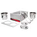Avantco 12" x 20" Full Size Electric Countertop Food Cooker / Warmer / Soup Station with 2 Insets, 2 Covers, and 2 Ladles - 120V, 1500W Main Thumbnail 4