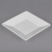 A Homer Laughlin Pristine Ameriwhite square white china plate.