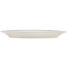 Homer Laughlin by Steelite International HL1581 Green Band Rolled Edge 15 5/8" x 11 1/4" Ivory (American White) Oval China Platter - 12/Case Main Thumbnail 6