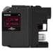 A black Brother LC201M ink cartridge with a red and black label.