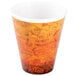 A Dart Fusion Escape foam hot cup with a white rim and text on the side.
