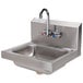 Advance Tabco 7-PS-60 Hand Sink with Splash Mount Faucet - 17 1/4" x 15 1/4" Main Thumbnail 1