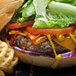 Devault Foods 4 oz. Homestyle 80/20 Beef Burger - 40/Case Main Thumbnail 3