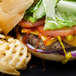 Devault Foods 6 oz. Homestyle 75/25 Beef Burger - 27/Case Main Thumbnail 3