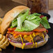 Devault Foods 6 oz. Homestyle 80/20 Beef Burger - 27/Case Main Thumbnail 1