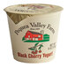 A white Pequea Valley Farm yogurt container with a red and black label and white logo.