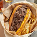 Devault Foods 3D Breakapart 4 oz. Philadelphia Style Raw Steak - 40/Case Main Thumbnail 1