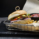Devault Foods 3 oz. 75/25 Beef Burger - 64/Case Main Thumbnail 3