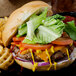 Devault Foods 8 oz. Homestyle 75/25 Beef Burger - 20/Case Main Thumbnail 1
