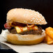 Devault Foods 2 oz. 80/20 Beef Burger - 80/Case Main Thumbnail 3