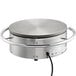 A Carnival King 16" round metal crepe maker with a black cord.