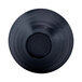 Abyss and lapis round melamine bowl with a black circle on it.