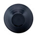 Abyss and lapis round melamine bowl with a black rim and circle in the middle.