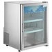 Avantco CRM-5-HC Stainless Steel Countertop Display Refrigerator with Swing Door - 3.9 Cu. Ft. Main Thumbnail 2