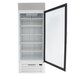 Beverage-Air LV27HC-1-W-18 LumaVue 30" White Refrigerated Glass Door Merchandiser with LED Lighting - Left Hinged Door Main Thumbnail 4