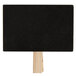 Tablecraft BAMCBCP 3" x 2" Chalkboard with Clothespin Clip - 6/Pack Main Thumbnail 2
