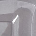 Fineline Wavetrends 109-CL 9 1/2" Clear Plastic Square Plate - 120/Case Main Thumbnail 4