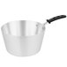 A Vollrath Wear-Ever aluminum sauce pan with a black TriVent handle.
