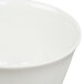 A white Carlisle melamine bouillon cup with a white rim.