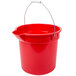 Continental 8114RD Huskee 14 Qt. Red Round Utility Bucket Main Thumbnail 4