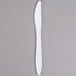 Dart K6BW 6 1/2" Medium Weight White Plastic Knife - 1000/Case Main Thumbnail 2