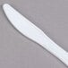 Dart K6BW 6 1/2" Medium Weight White Plastic Knife - 1000/Case Main Thumbnail 4
