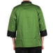 Chef Revival Bronze Cool Crew Fresh J134 Unisex Mint Green Customizable Chef Jacket with 3/4 Sleeves Main Thumbnail 2