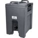 Cambro UC1000191 Ultra Camtainers® 10.5 Gallon Granite Gray Insulated Beverage Dispenser Main Thumbnail 1
