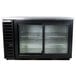 Beverage-Air BB58HC-1-GS-B 59" Black Counter Height Sliding Glass Door Back Bar Refrigerator Main Thumbnail 3